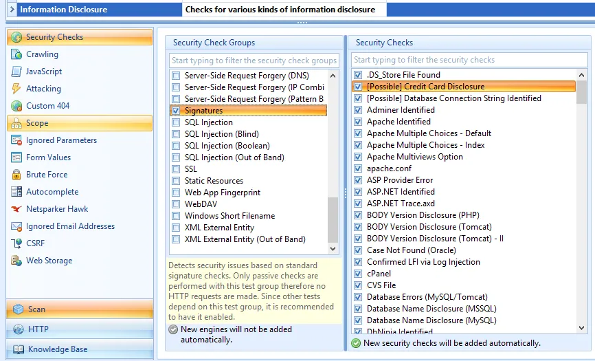 Identifying Sensitive Data Exposure with Netsparker Web Application Security Scanner