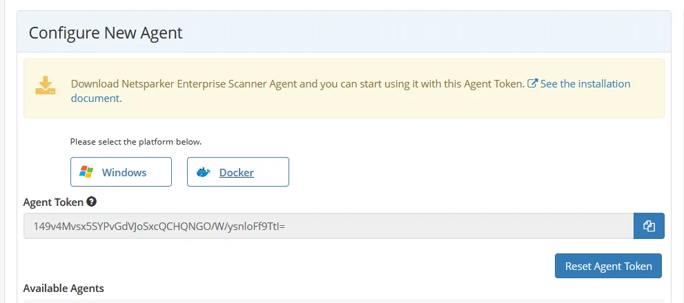 Scanning Agent Improvements