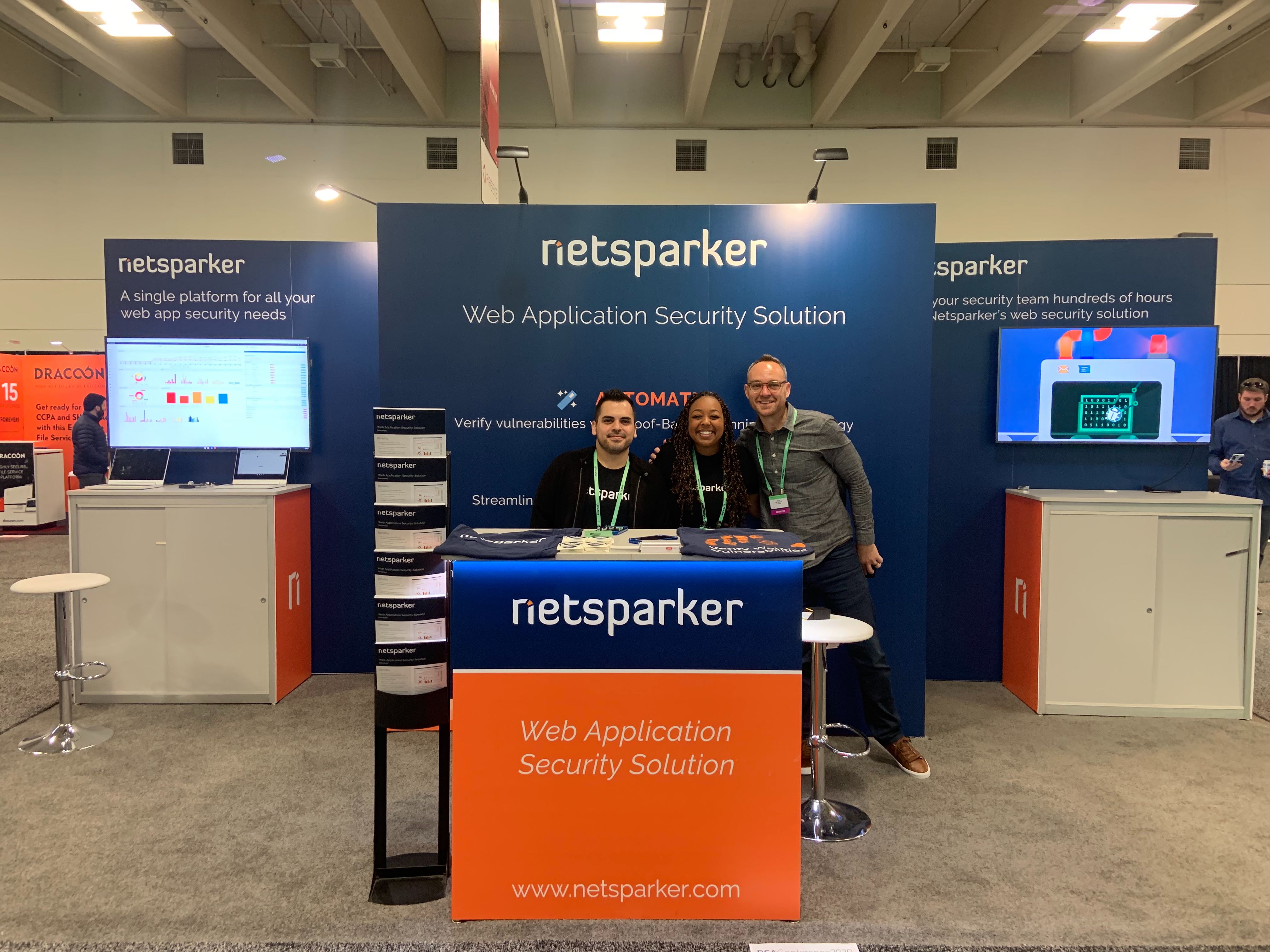 Netsparker booth at RSA 2020