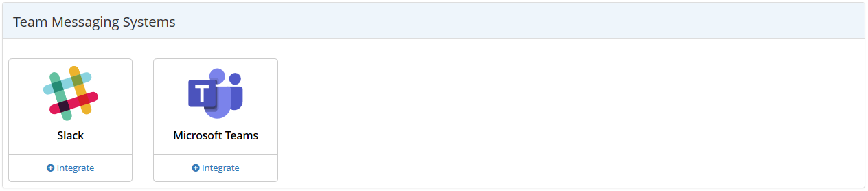 Microsoft Teams integration