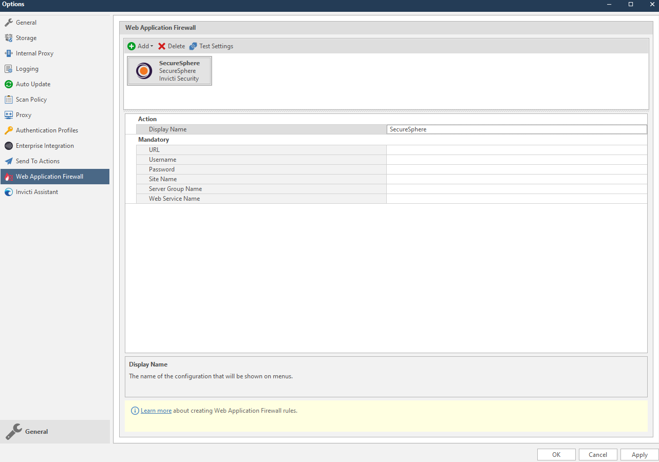 Imperva SecureSphere Web Application Firewall Rule Generation