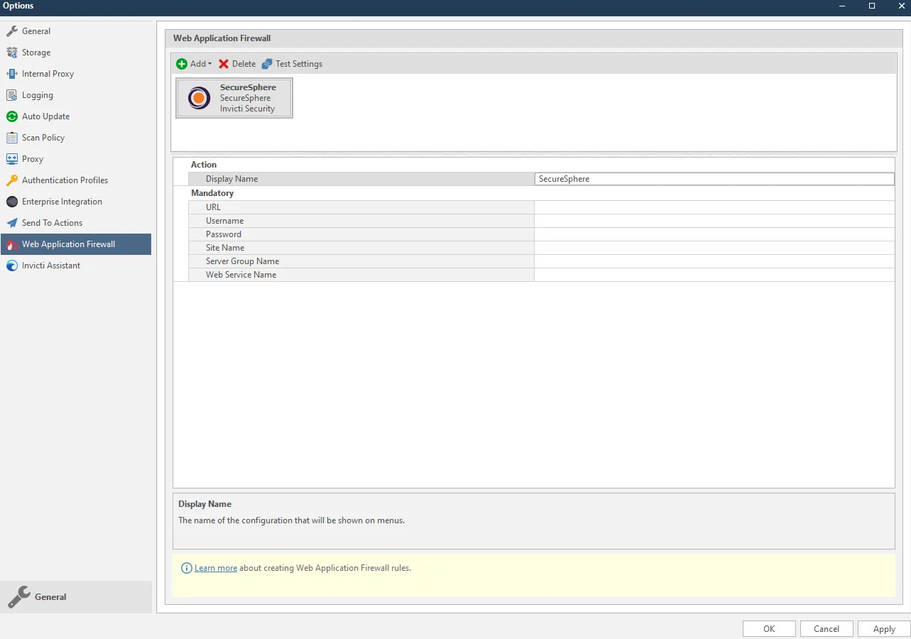 Imperva SecureSphere Web Application Firewall Rule Generation
