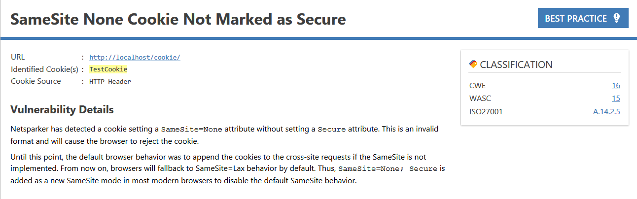 SameSite Cookies Security Check