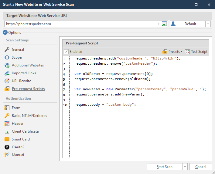 Improved Pre-Request Scripting API