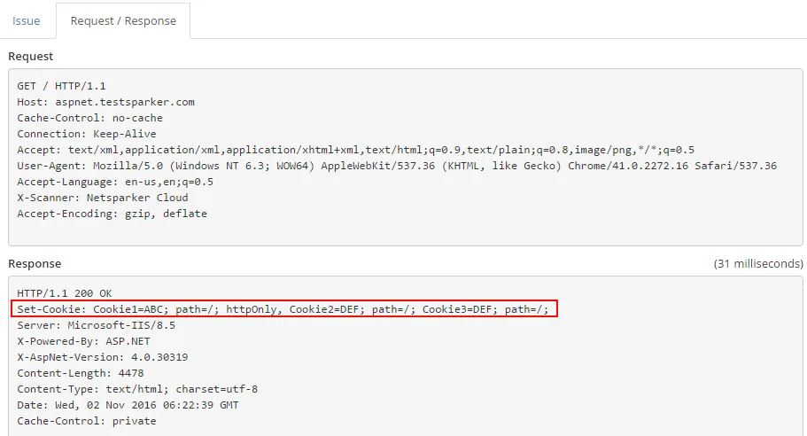 Some web applications set multiple cookies in the same HTTP headers