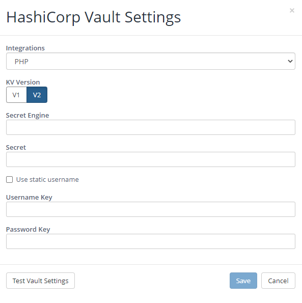 HashiCorp Vault Integration