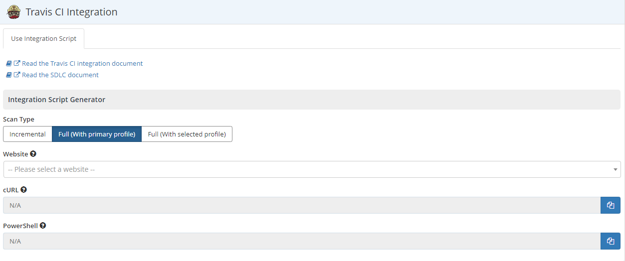 Travis CI Integration
