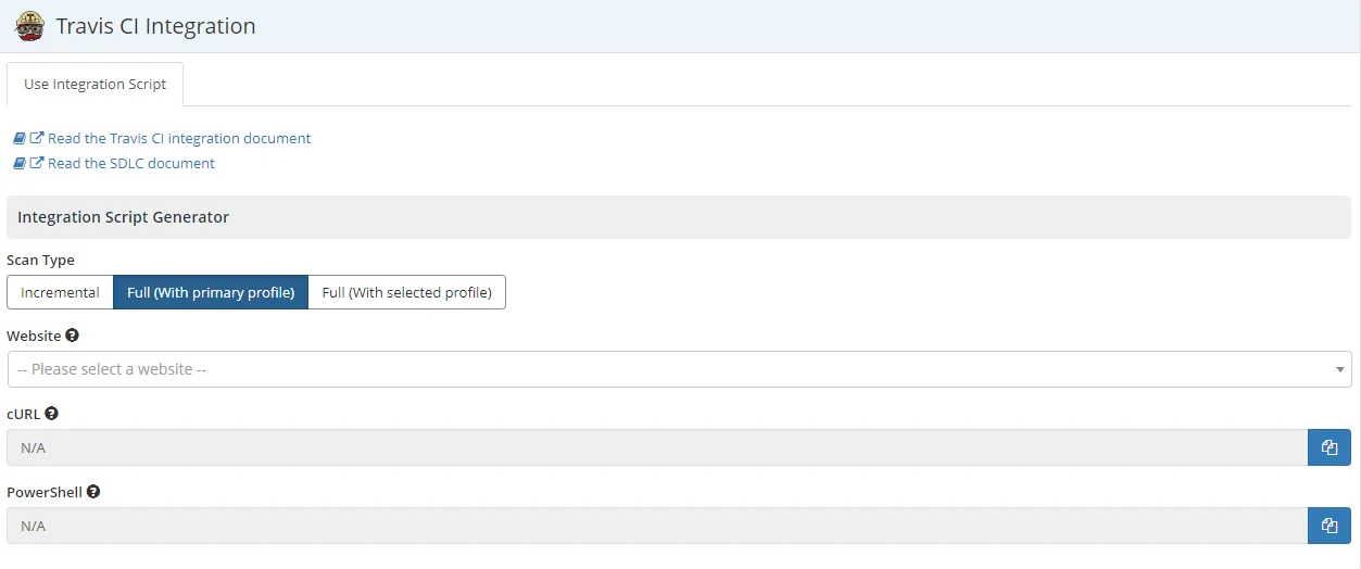 Travis CI Integration