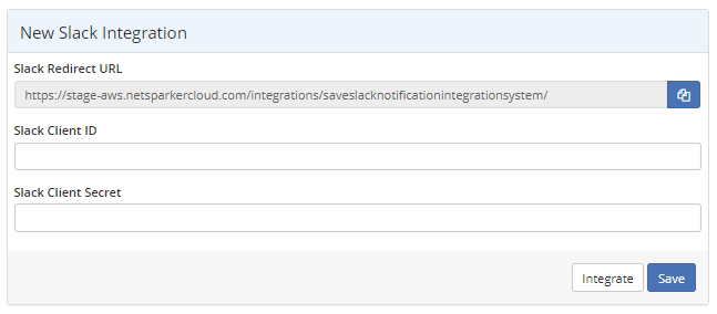 Integration with Slack