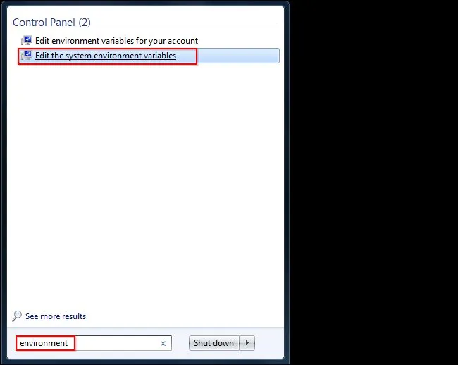 From Windows Startup, write 