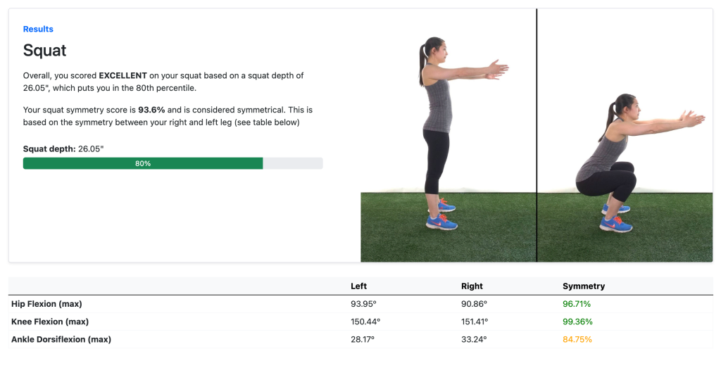 squat motion capture