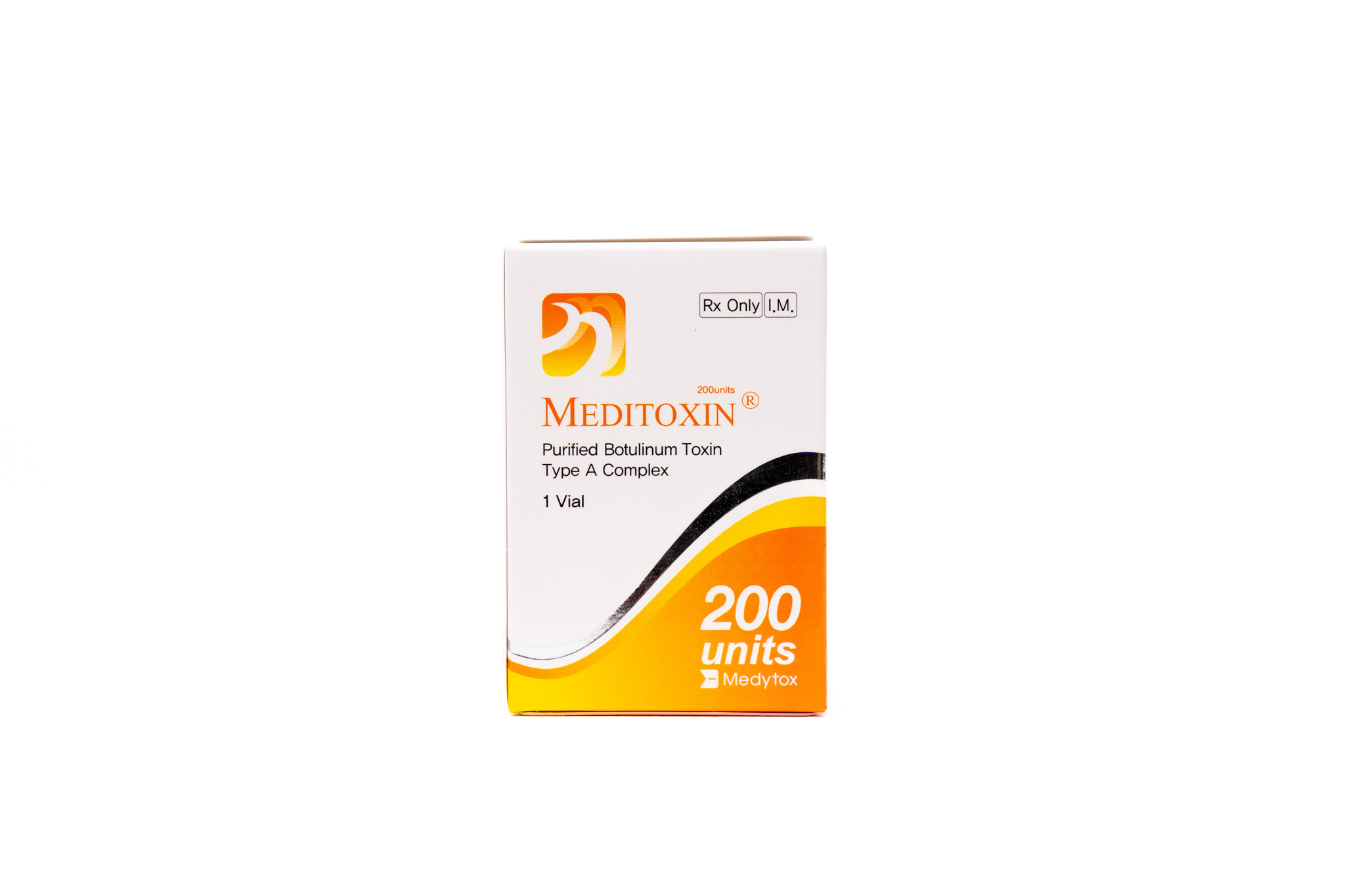 Aesthetic medicine vial of Meditoxin purified botulinum toxin complex