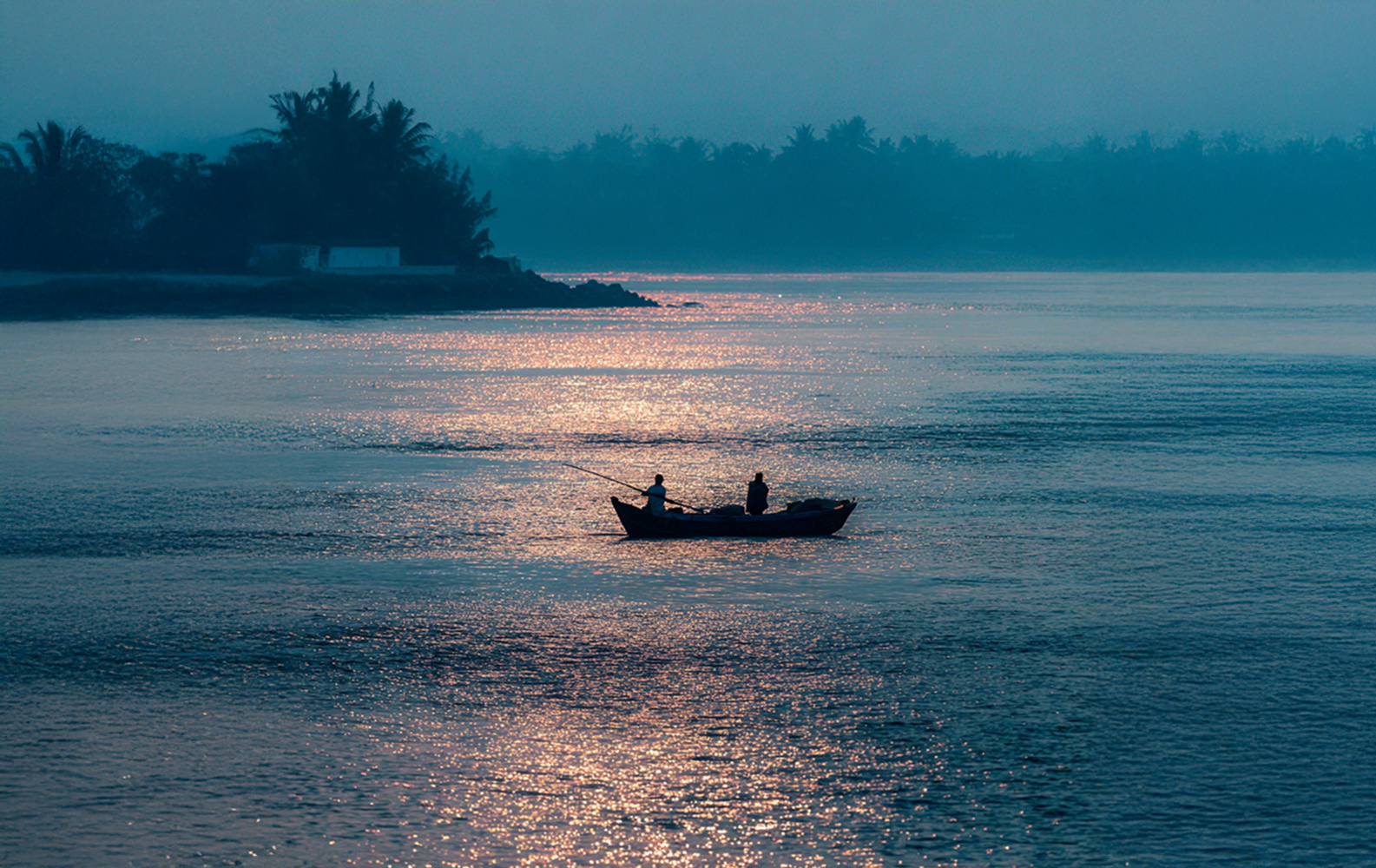 Boat in Goa sea