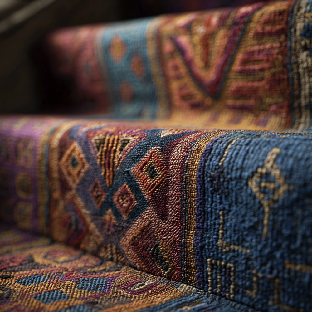 Texture Embroidered carpet