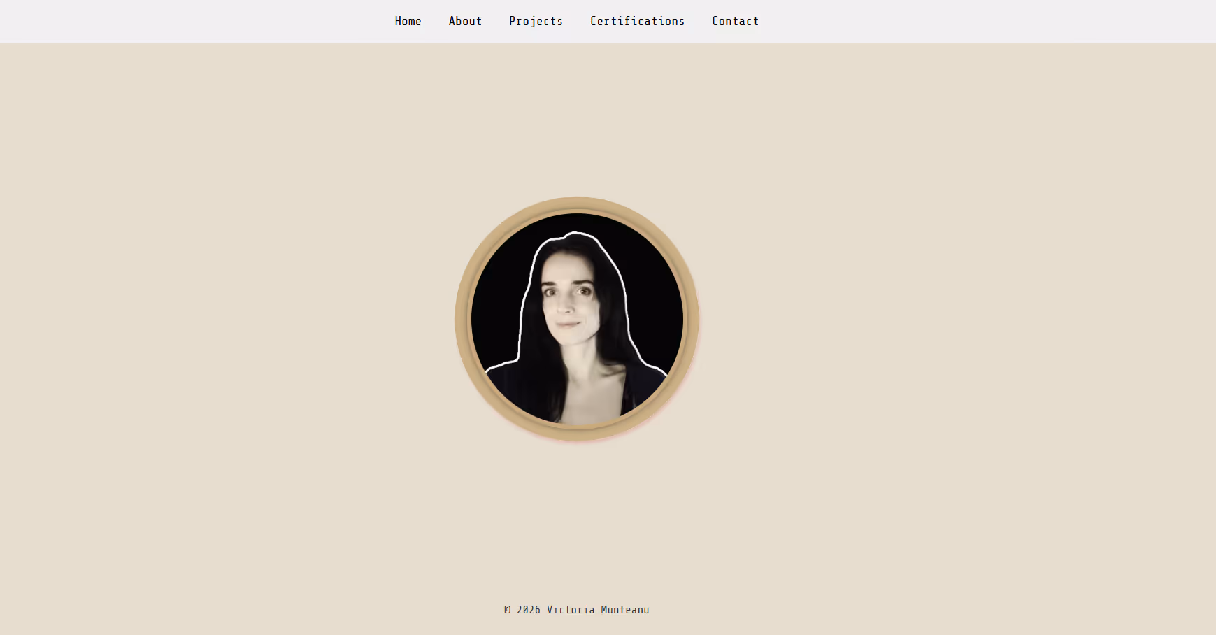 A mockup of a project