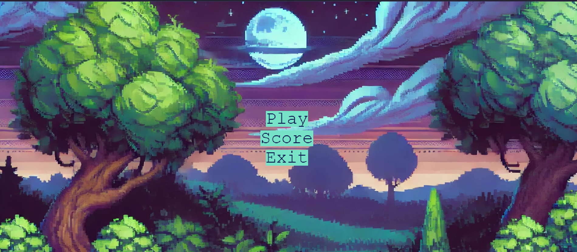 A mockup of a project