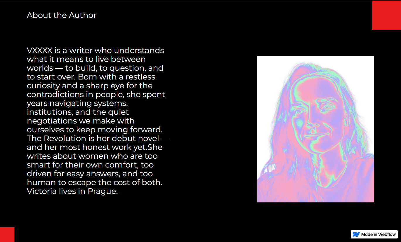 A mockup of a project