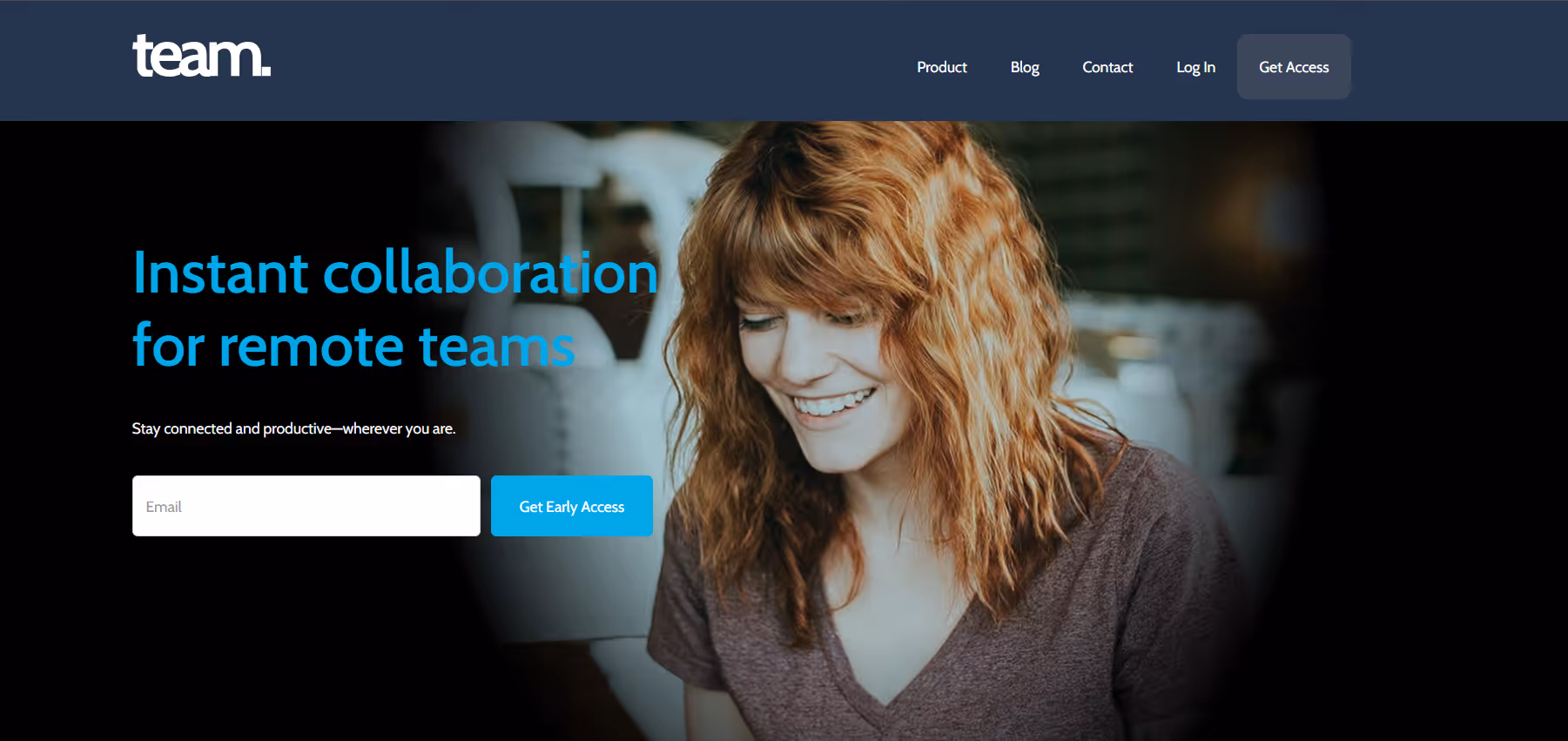 A mockup of a project