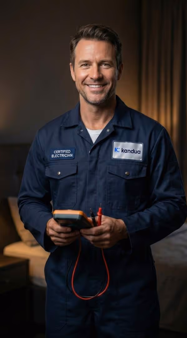 an image of a certified Kandua electrician