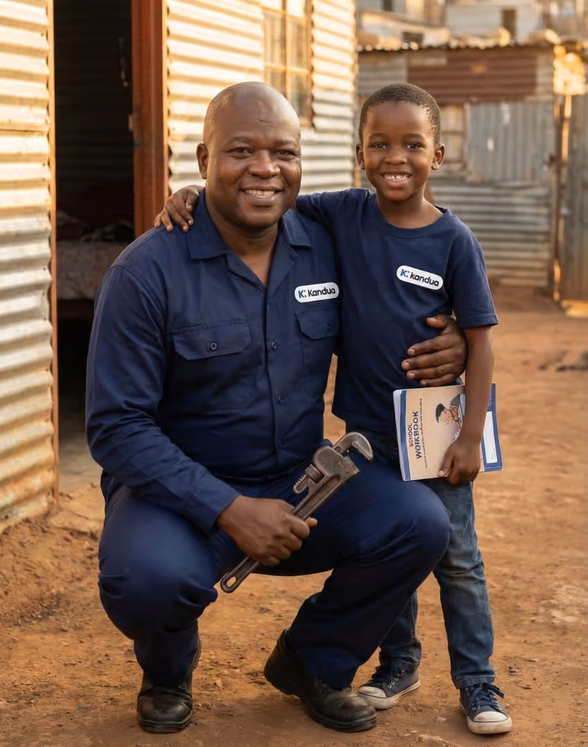 An image of a social media post by a happy customer thanking Kandua for a job well done