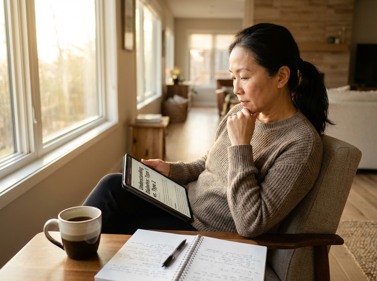 Type 1 vs. Type 2 Diabetes: A Caregiver's Guide