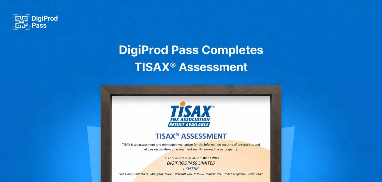 A featured image of TISAX certificate