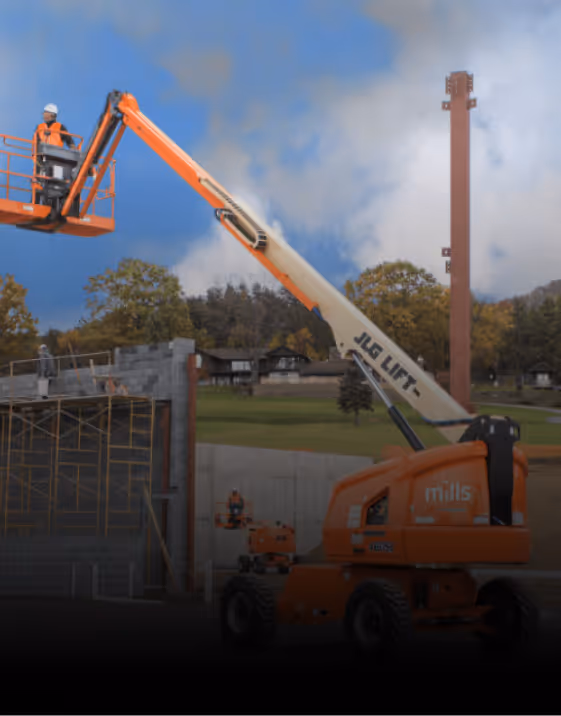 Aluguel de Plataforma Elevatória Lança Articulada Mills