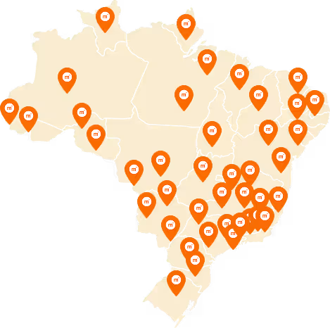 Cobertura nacional - Serviço de Frete Mills
