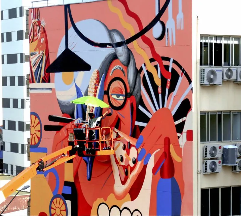 Plataformas Elevatórias para pintura de murais