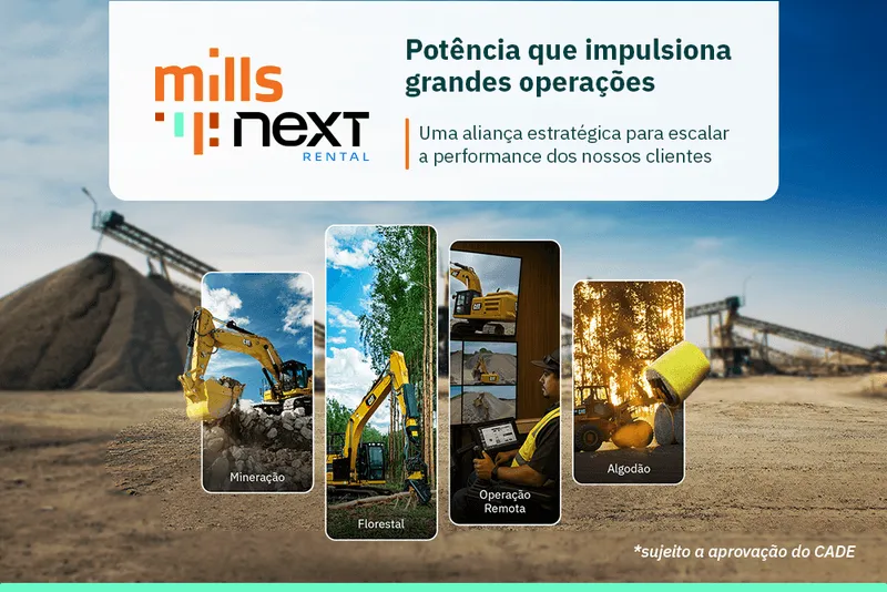 Mills anuncia aquisição da operação de locação de equipamentos da Next Rental - Mills na Mídia