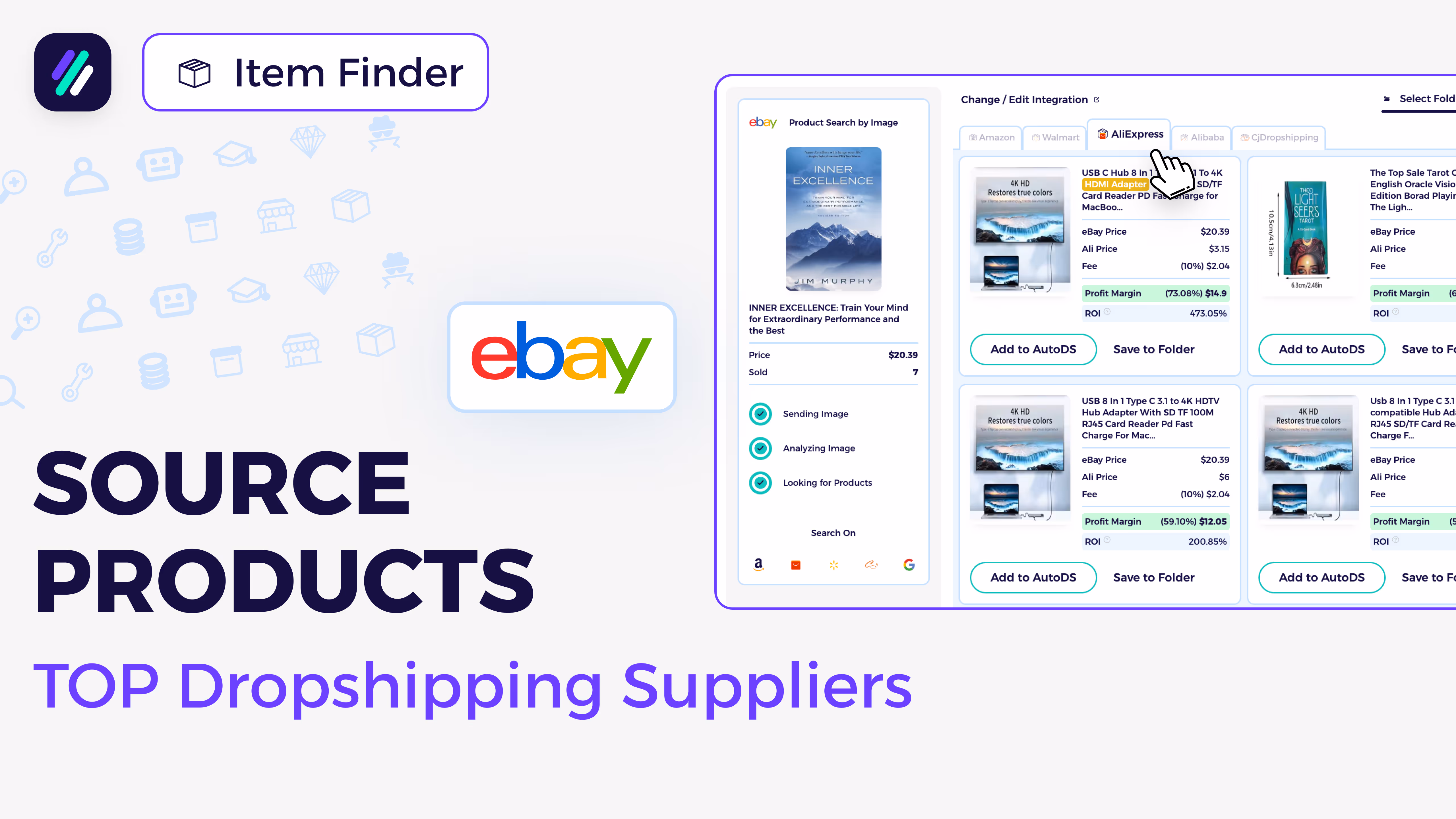 Item Finder: Source Products from Top Dropshipping Suppliers