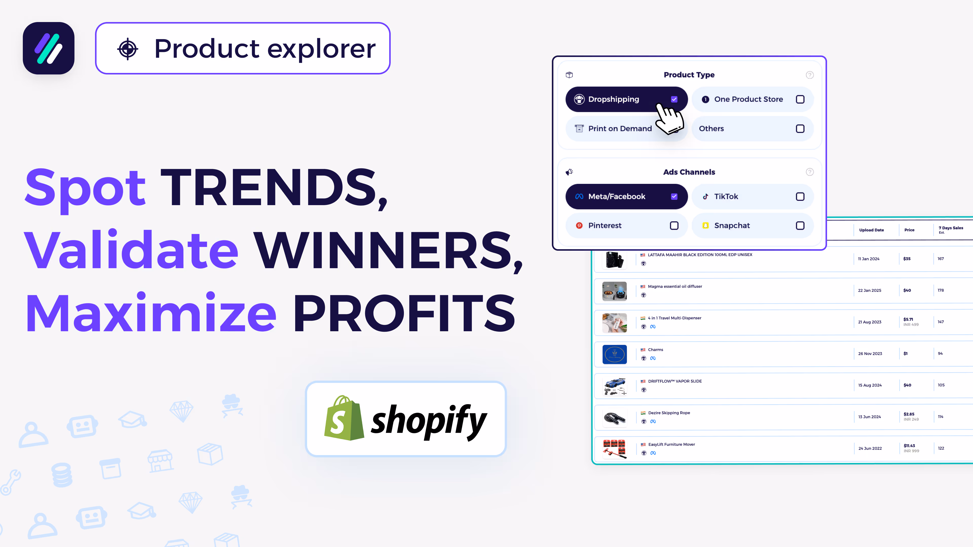 Product Explorer: Discover and Validate Trending, High-Profit Winners