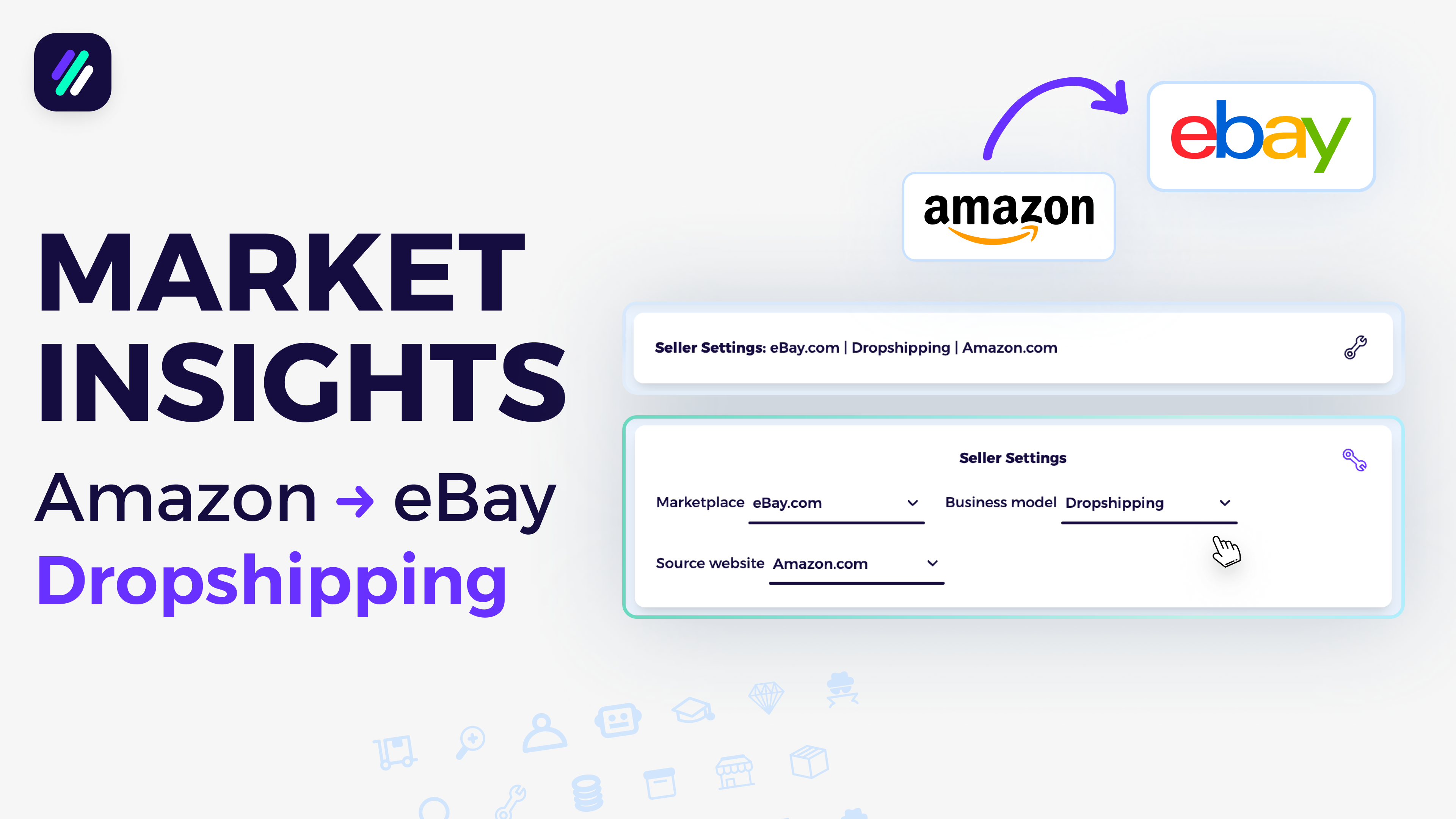Market insights dashboard tutorial for Amazon to eBay Dropshipping