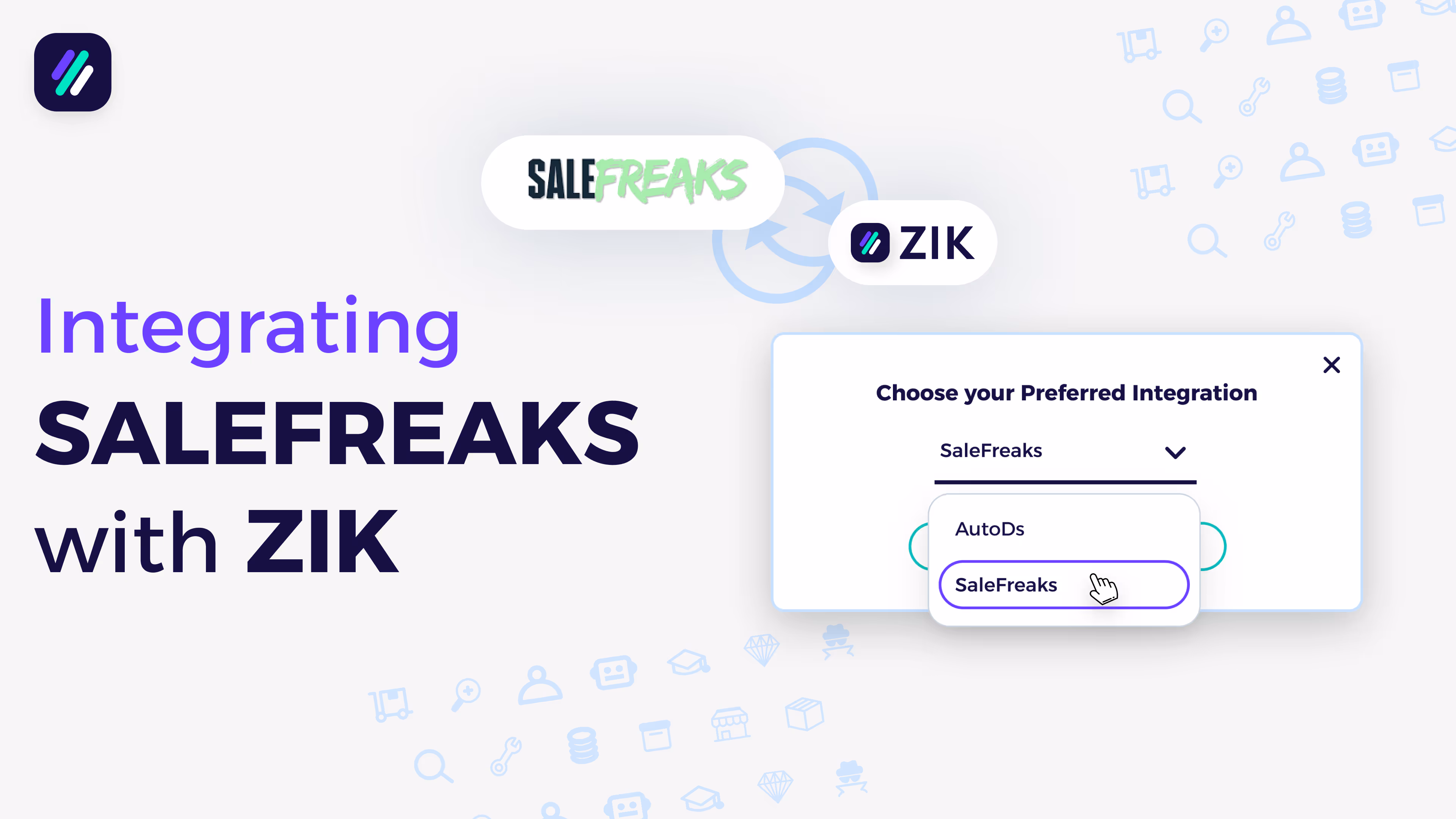 How to integrate Salefreaks and ZIK