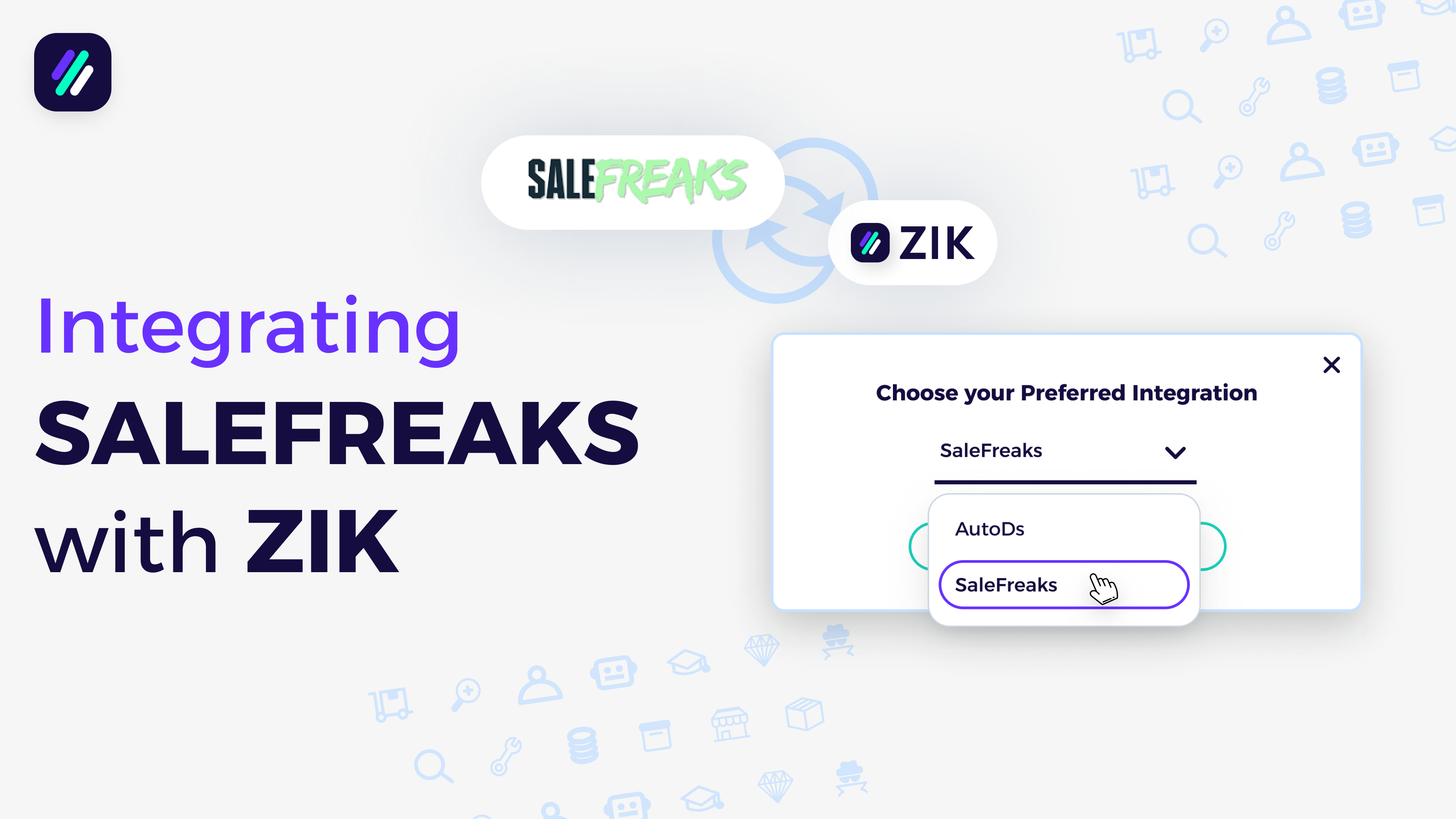 How to integrate Salefreaks and ZIK
