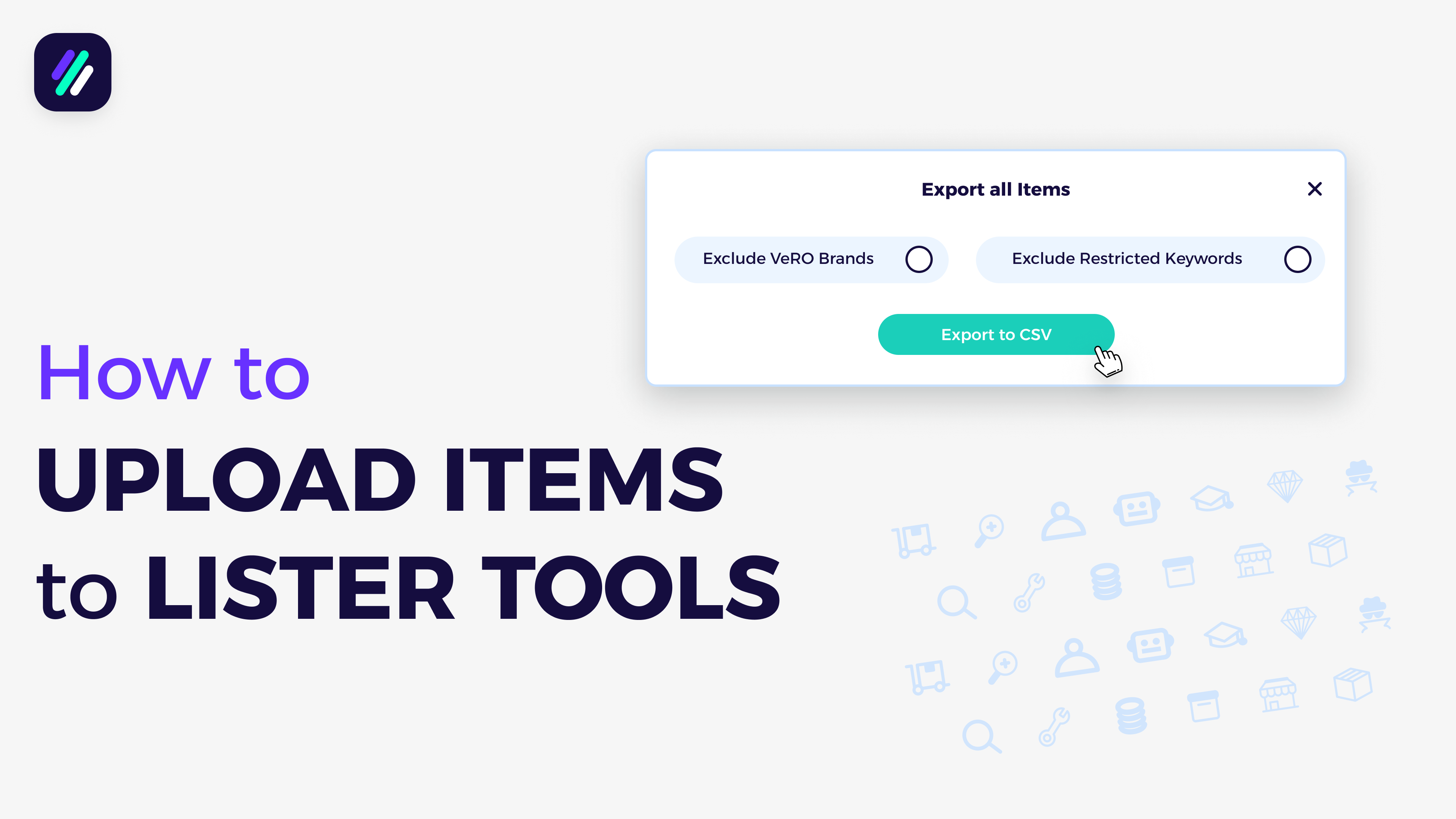 How to upload items to lister tools - CSV file - tutorial
