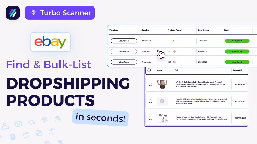 Turbo Scanner: Find & Bulk-List Dropshipping Products in Seconds (Listing Strategy Included)
