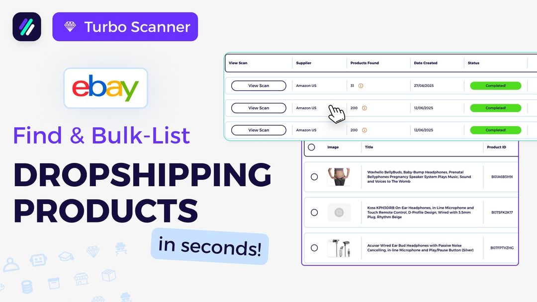 Turbo Scanner: Find & Bulk-List Dropshipping Products in Seconds (Listing Strategy Included)
