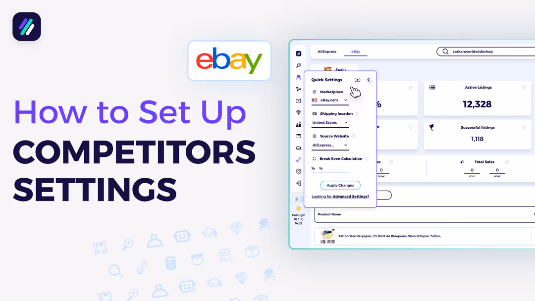 Competitor Research settings tutorial