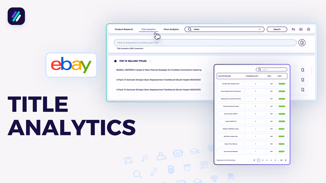 Product Research - Title Analytics tutorial