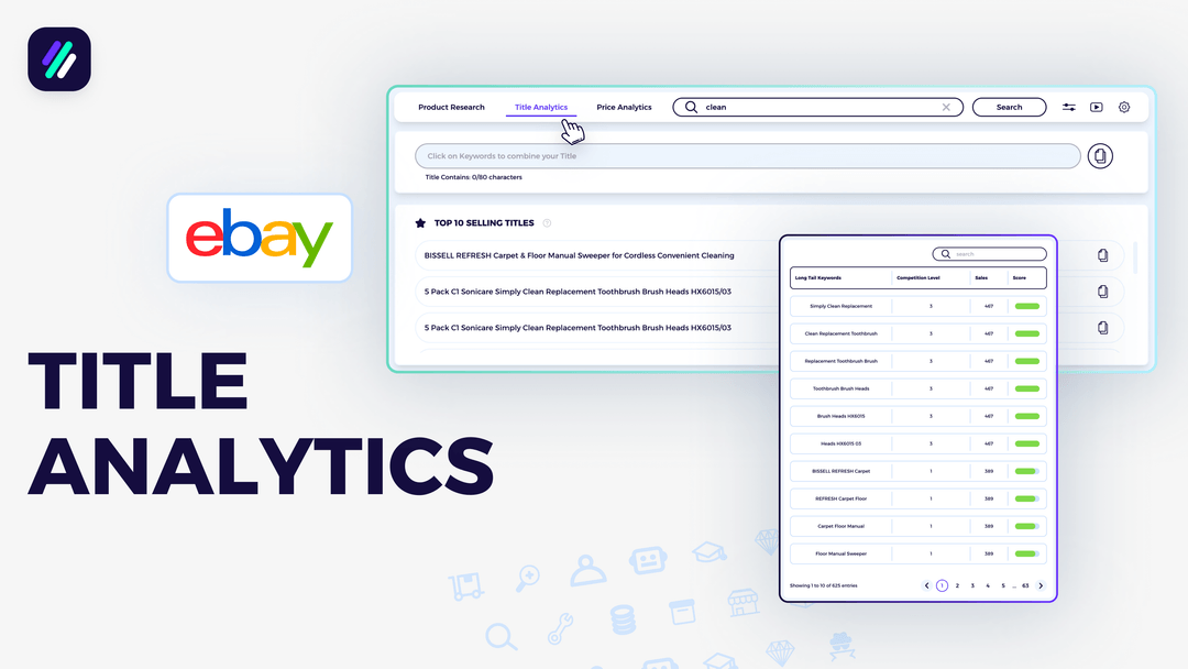 Product Research - Title Analytics tutorial