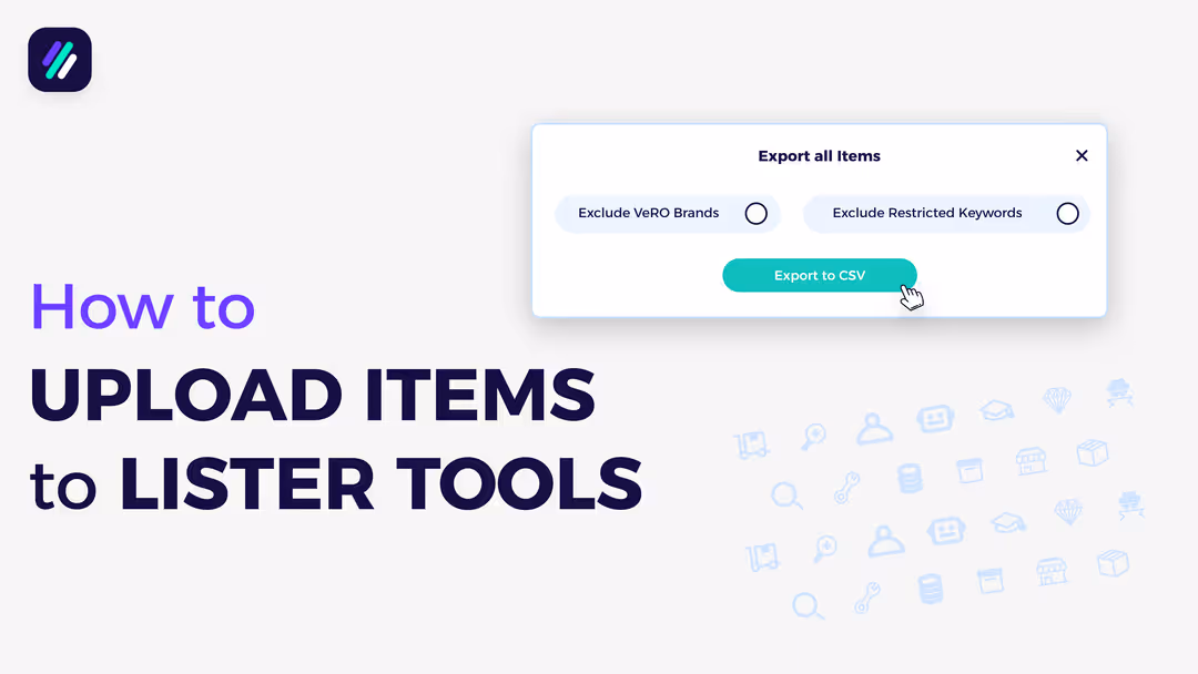 How to upload items to lister tools - CSV file - tutorial
