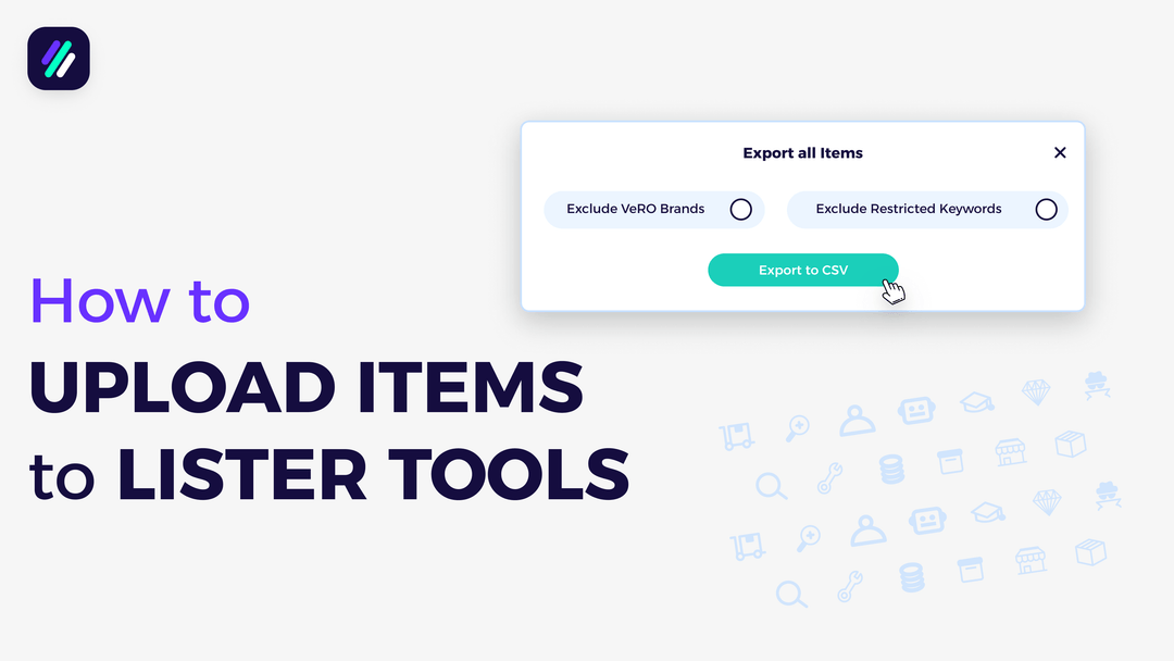 How to upload items to lister tools - CSV file - tutorial