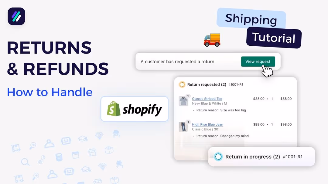 How To Handle Returns & Refunds on Shopify | 2025 Shipping Tutorial