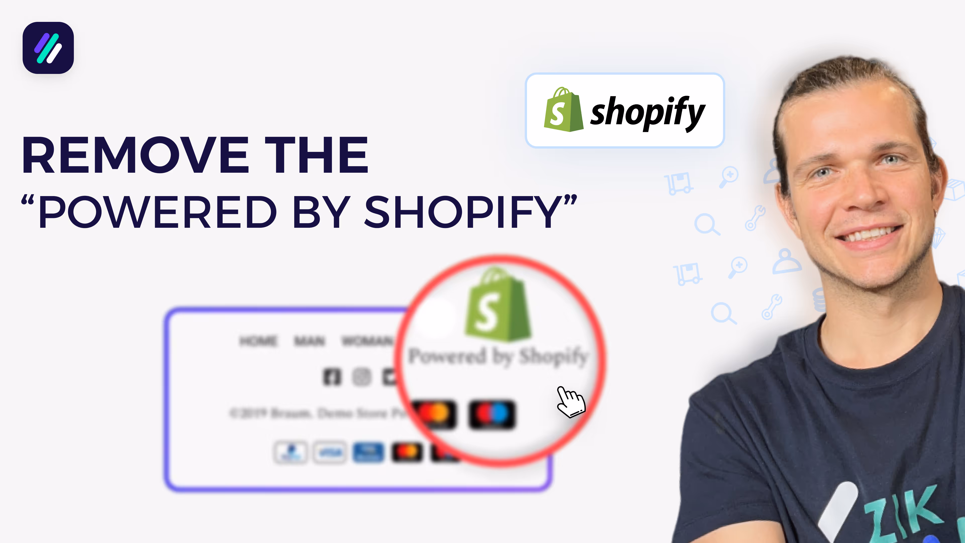 How To Remove The "Powered by Shopify" From Your Footer