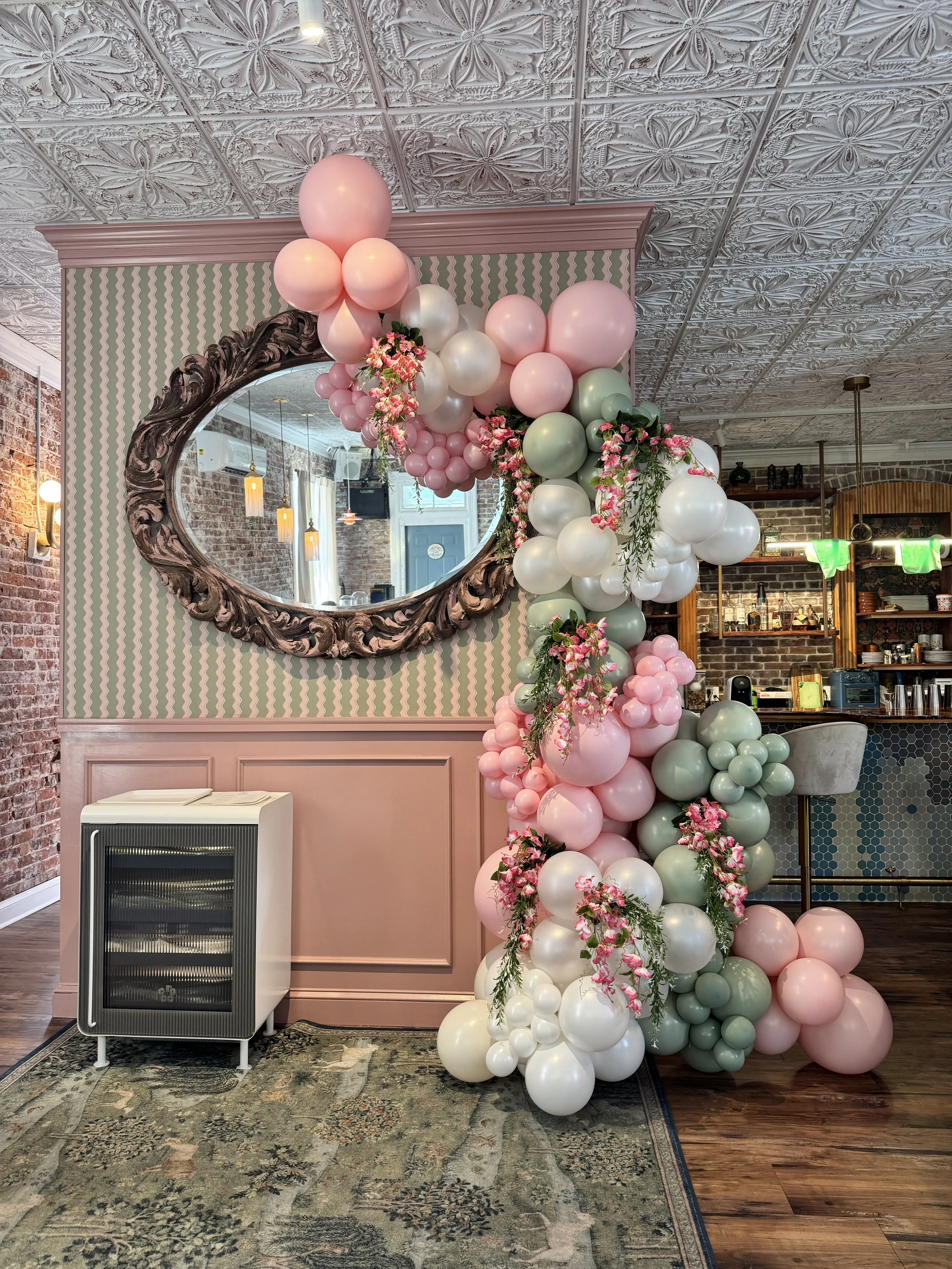 Balloon installation for corporate event