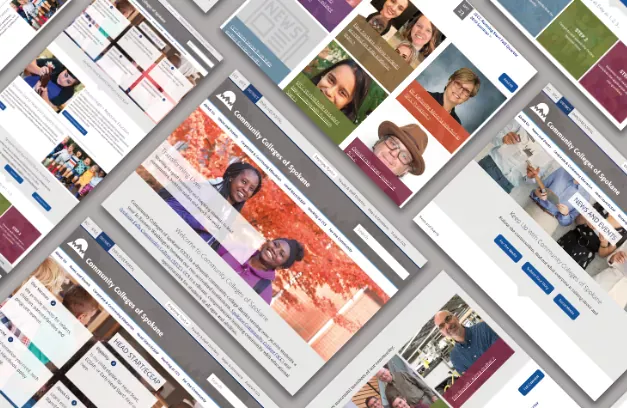 a collage of screenshots of various websites