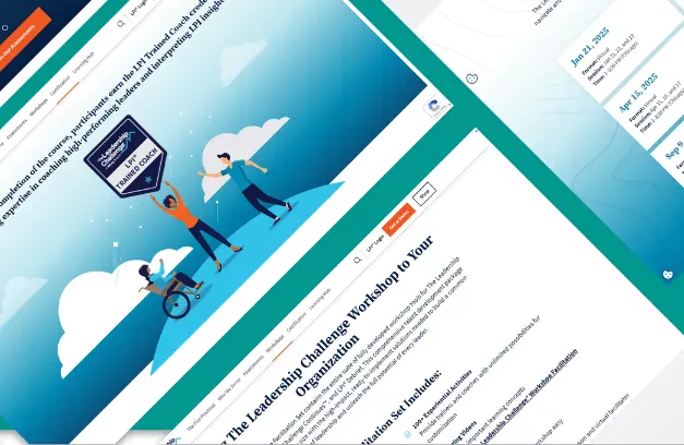 a collage of webpage screenshots of the Wiley TLC website