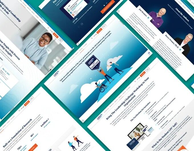 collage of webpages screenshot of TLC site