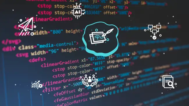 lines of code on a computer screen